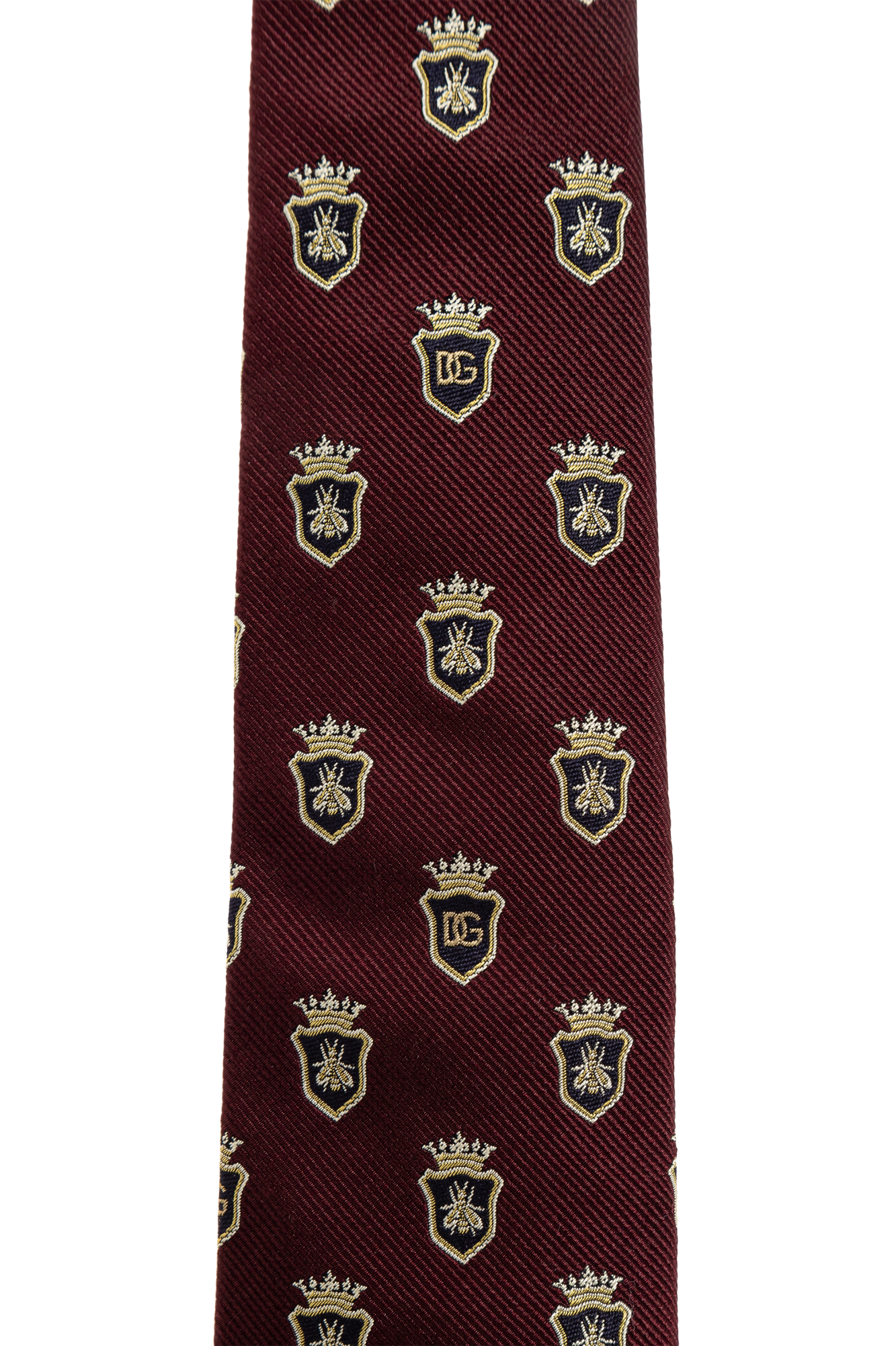Burgundy Silk tie Dolce & Gabbana - Vitkac France